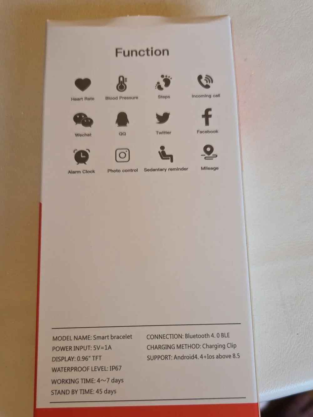 Smart Band 7 Black Fitness Tracker - Smart Band 7 New In Box.